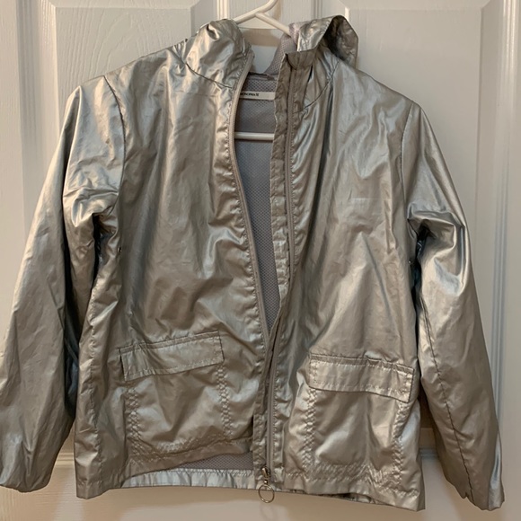 Jackets & Coats Silver Rain Jacket For Girl Poshmark
